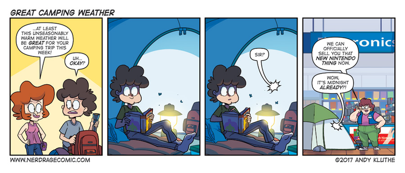 Illustration for article titled Sunday Comics: Camping Out